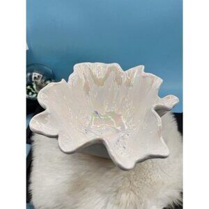 Vintage Global Views Iridescent Ceramic Bowl! Stunning! Made In Italy! MCM